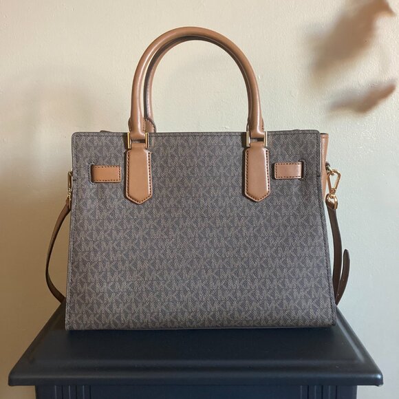 Michael Kors - Hamilton Medium Logo Satchel - Picture 2 of 10